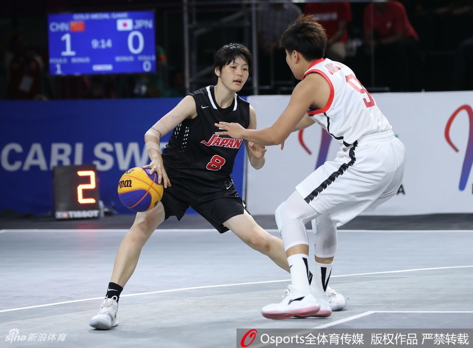 8月26日，2018年雅加达亚运会女子3x3篮球决赛：中国21：10胜日本。